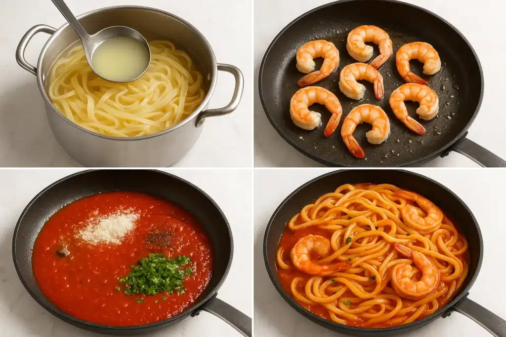 Chilli Prawn Pasta