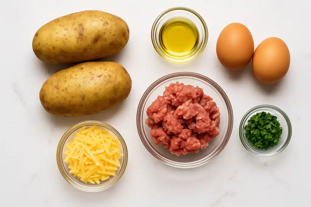Egg Stuffed Potatoes