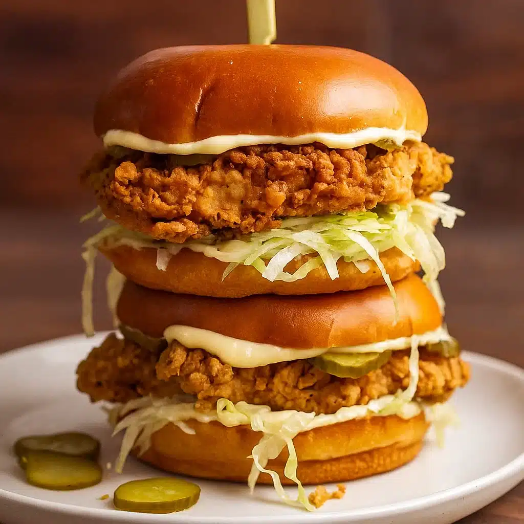Crispy Fried Chicken Burger