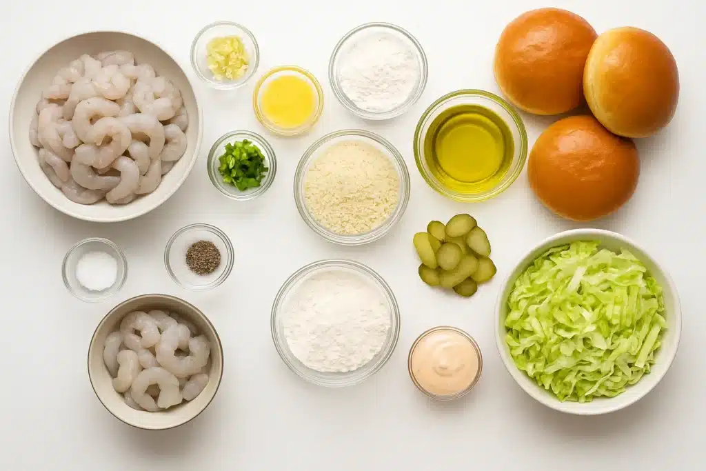 Crispy Prawn Burgers