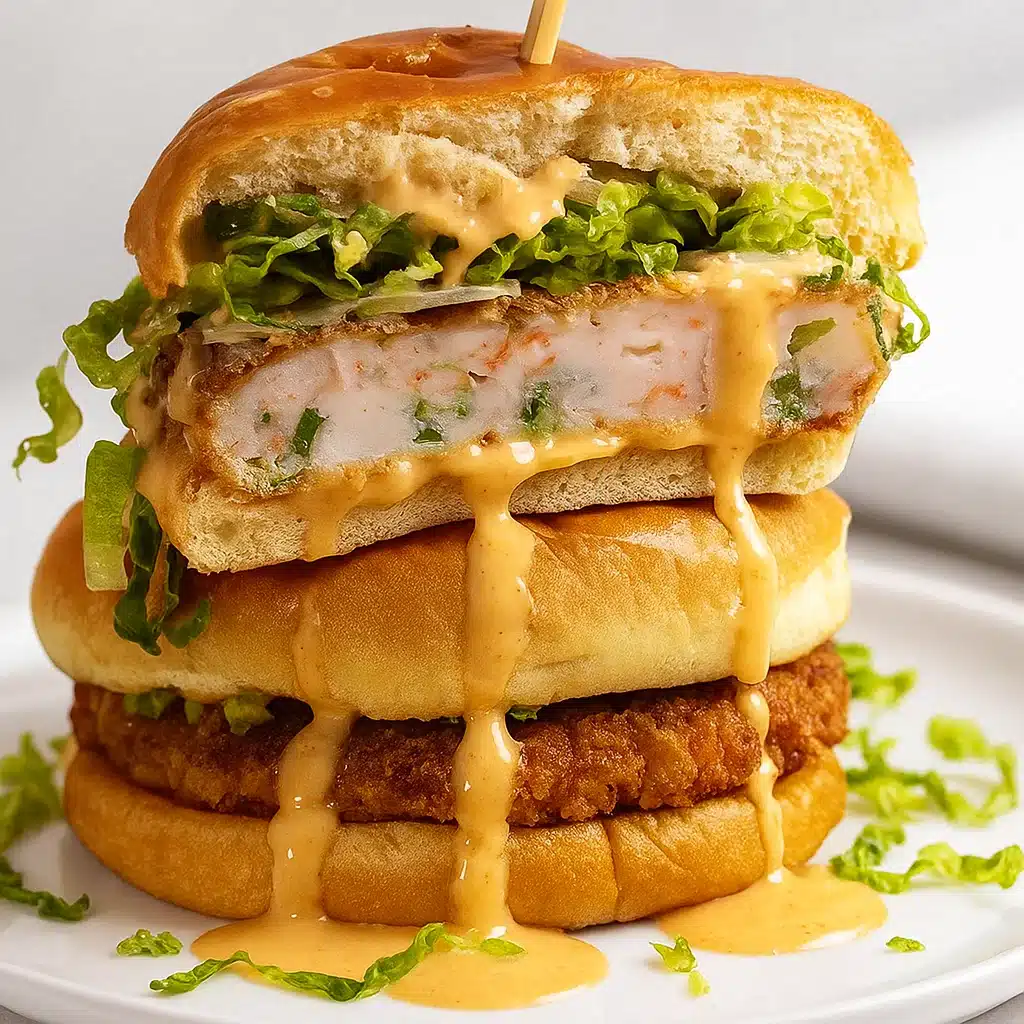 Crispy Prawn Burgers