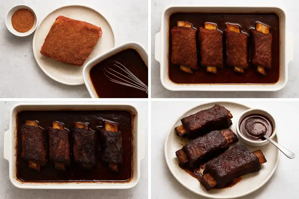 slow cooked beef ribs