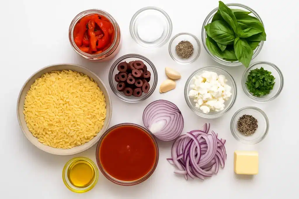 Roasted Red Pepper Risoni