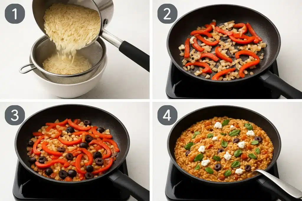 Roasted Red Pepper Risoni