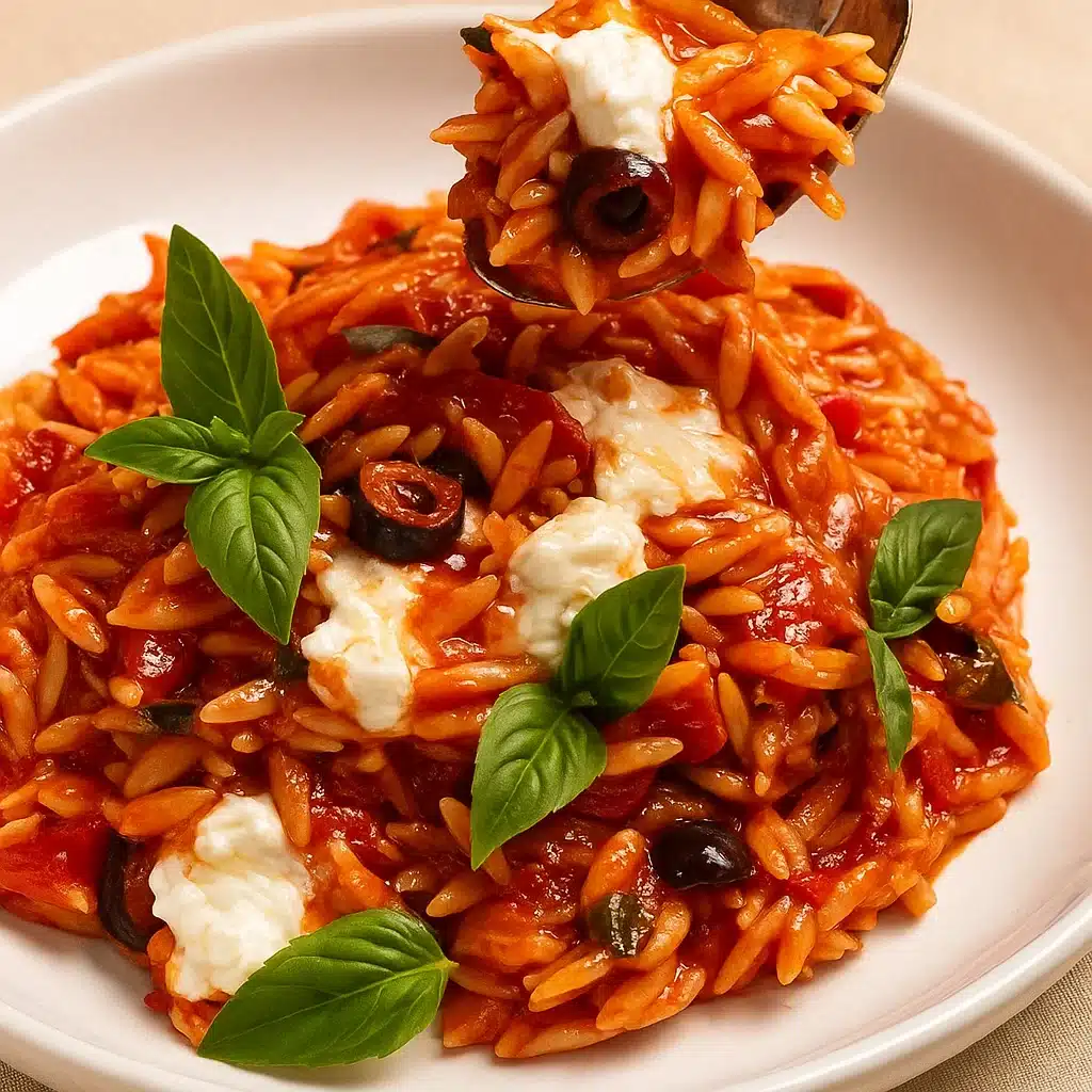 Roasted Red Pepper Risoni