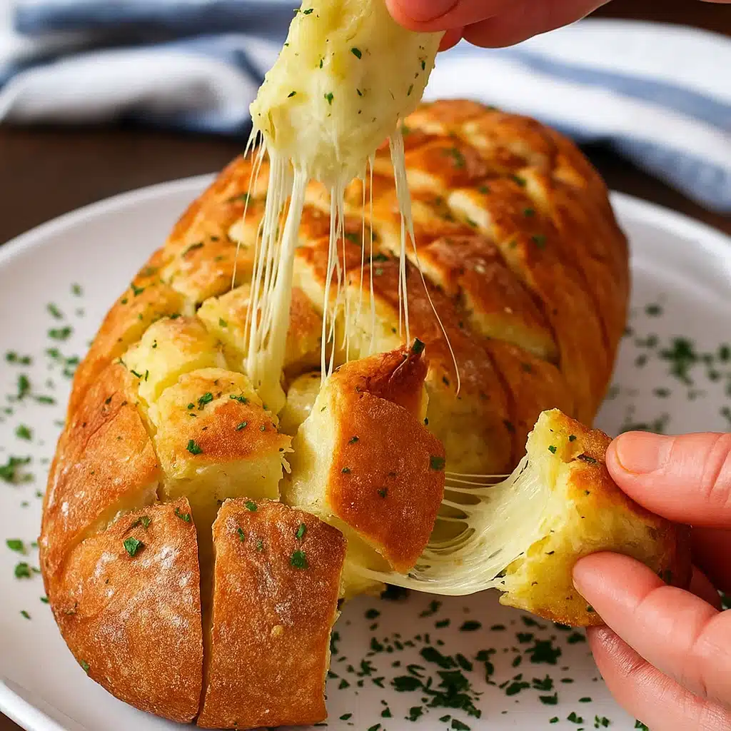 Cheese and Garlic Crack Bread