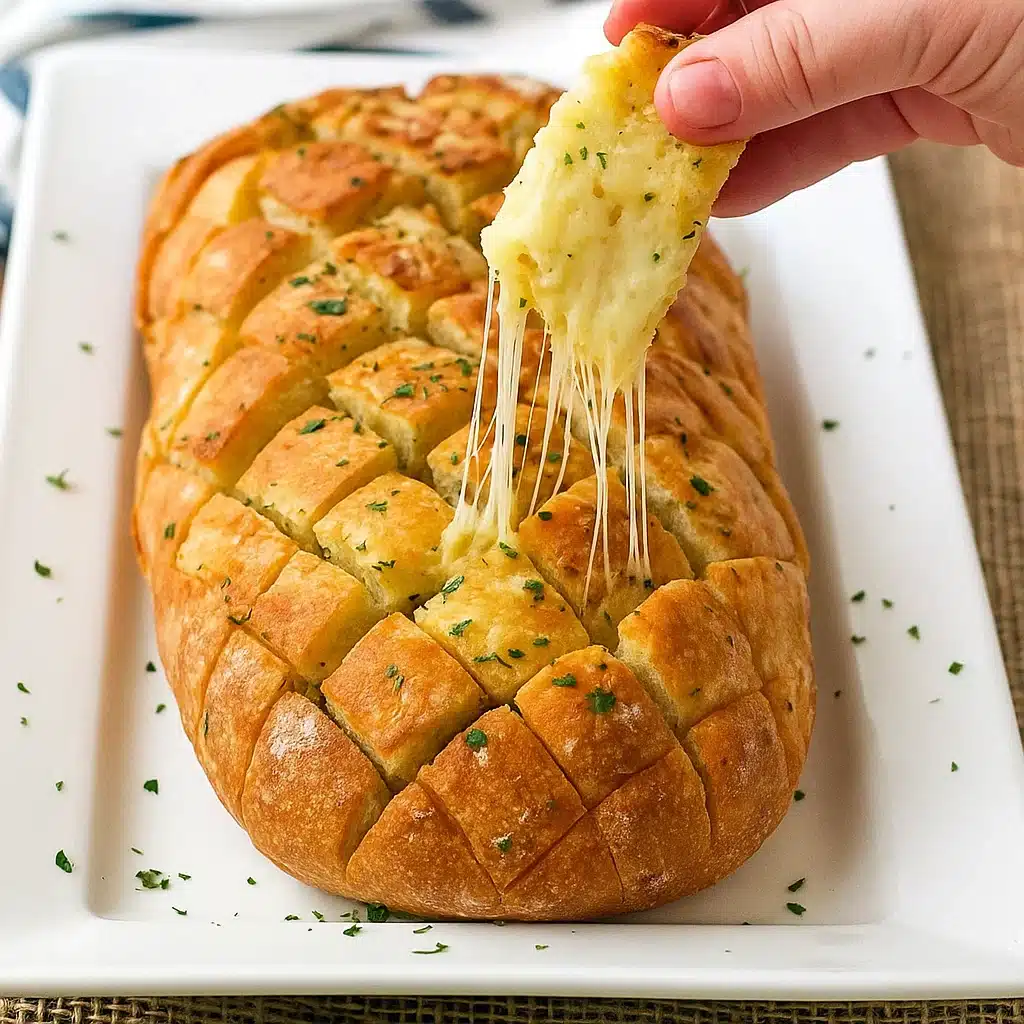 Cheese and Garlic Crack Bread
