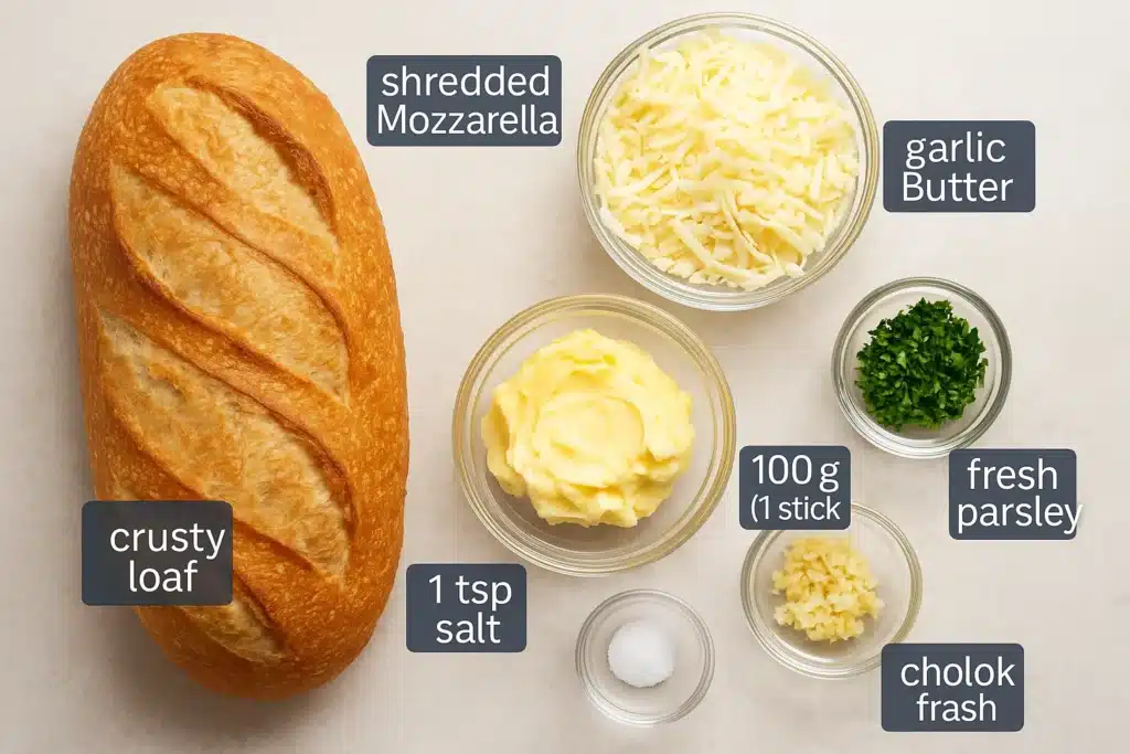 Cheese and Garlic Crack Bread