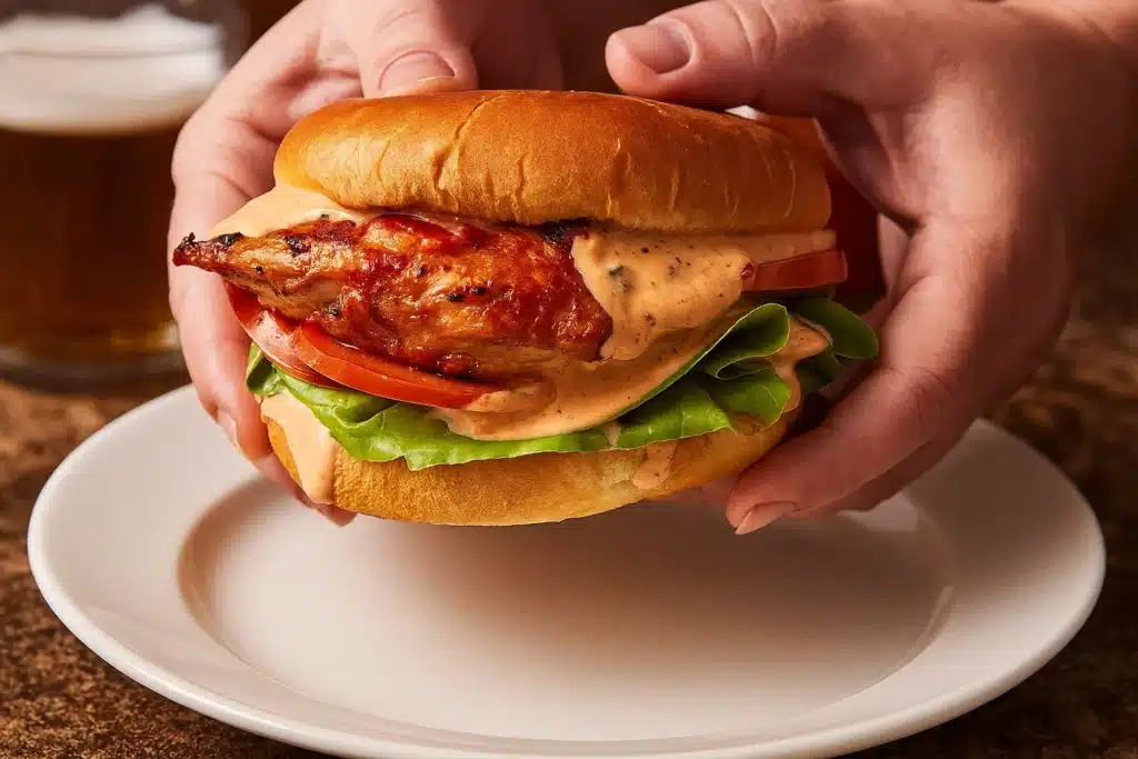 Peri Peri Chicken Burger