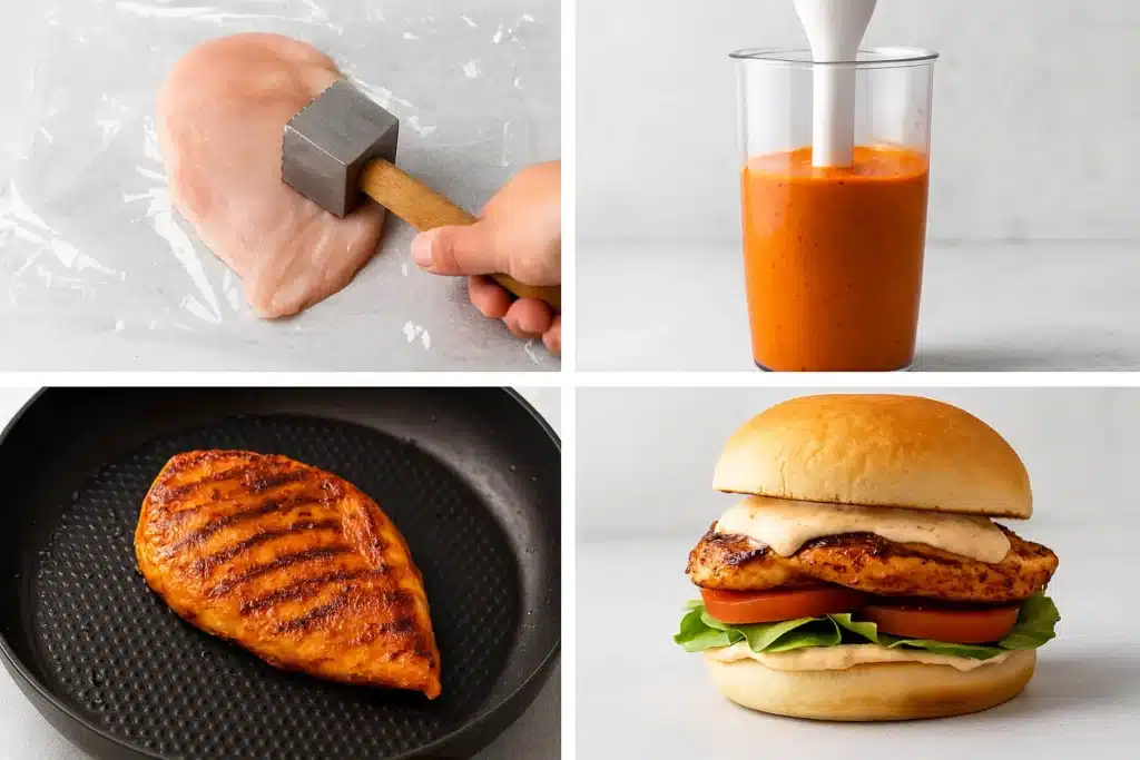 Peri Peri Chicken Burger