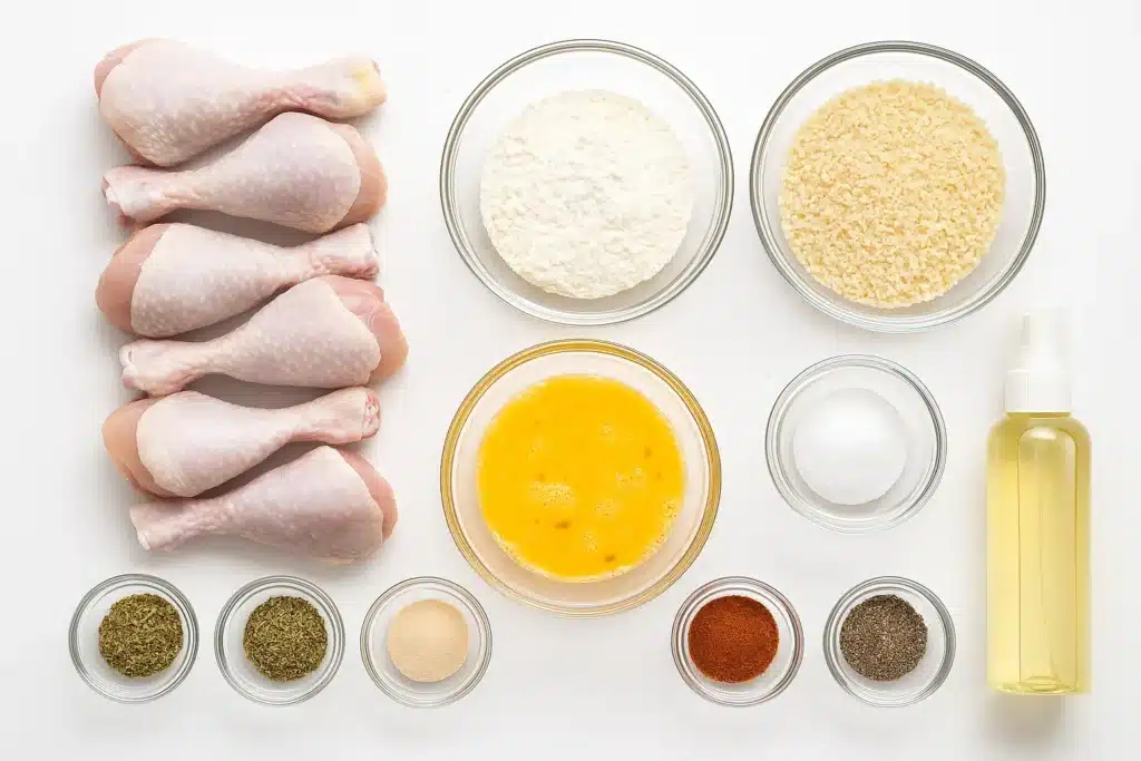 Crunchy Crumbed Drumsticks