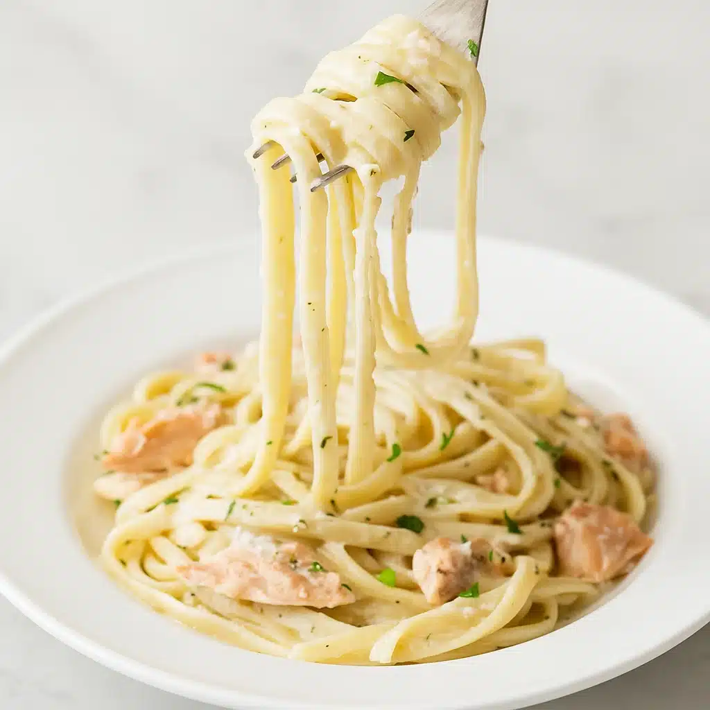 Alfredo Salmon Pasta