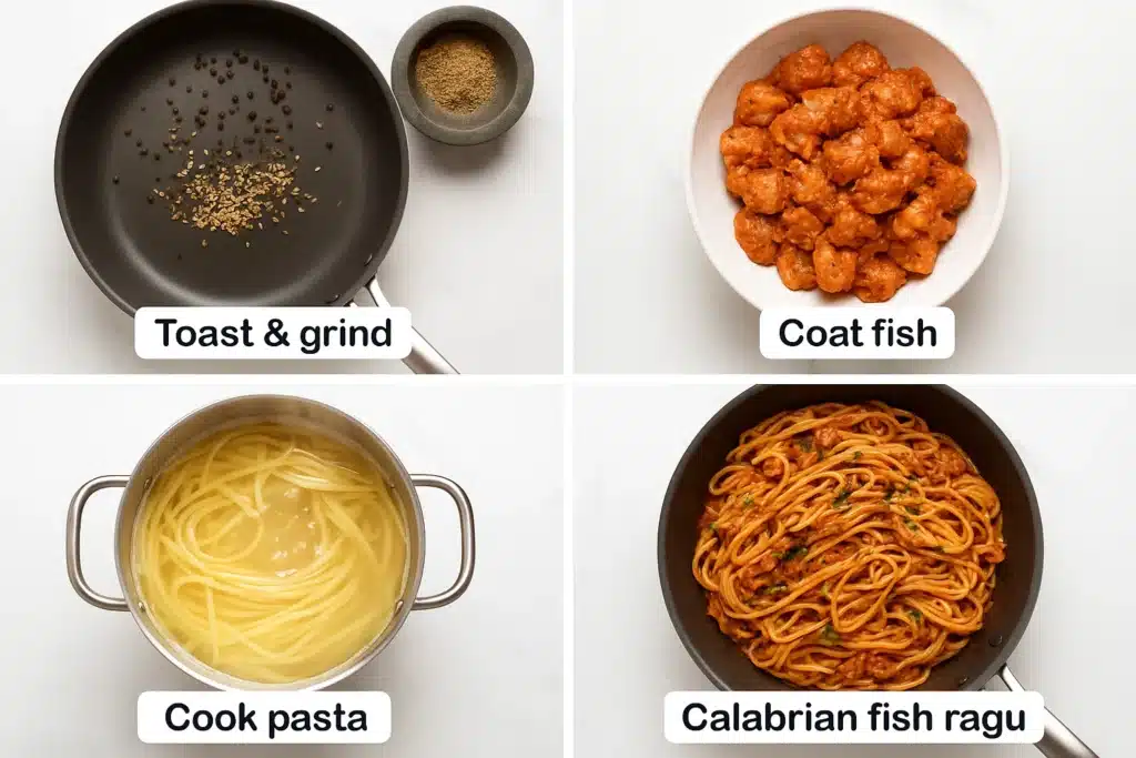 Calabrian Fish Ragu Pasta