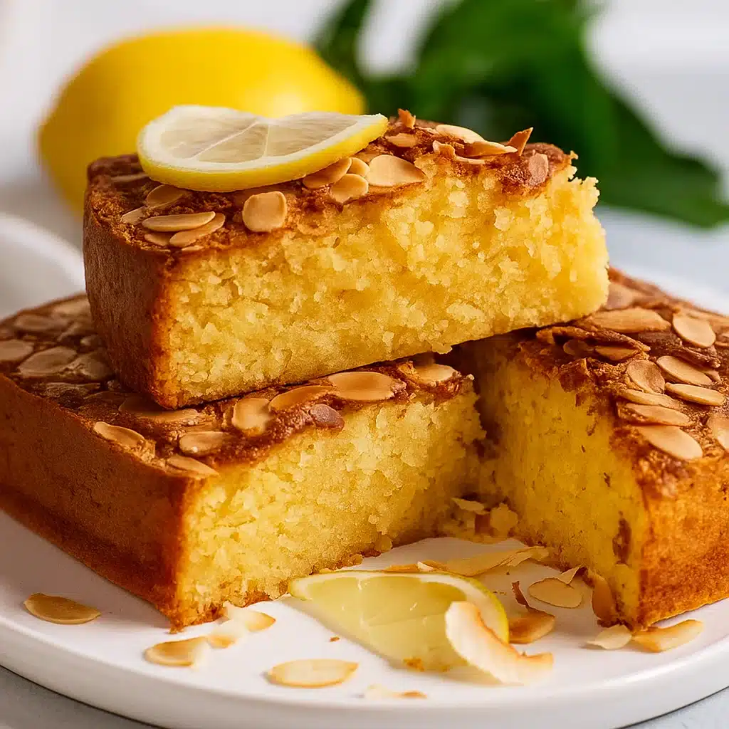 lemon coconut almond cake