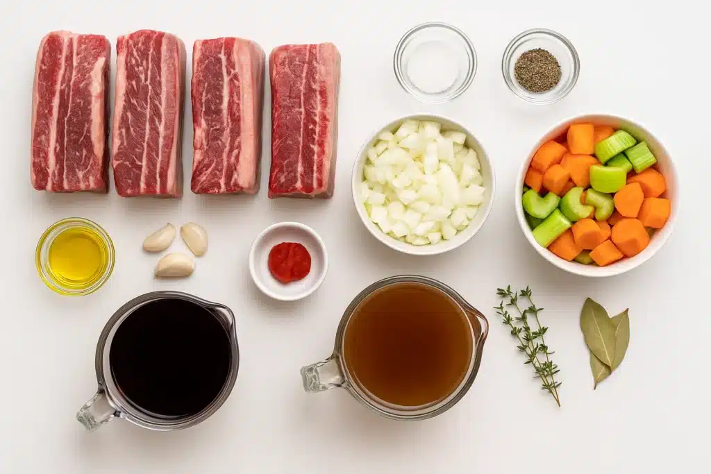 braised beef short ribs