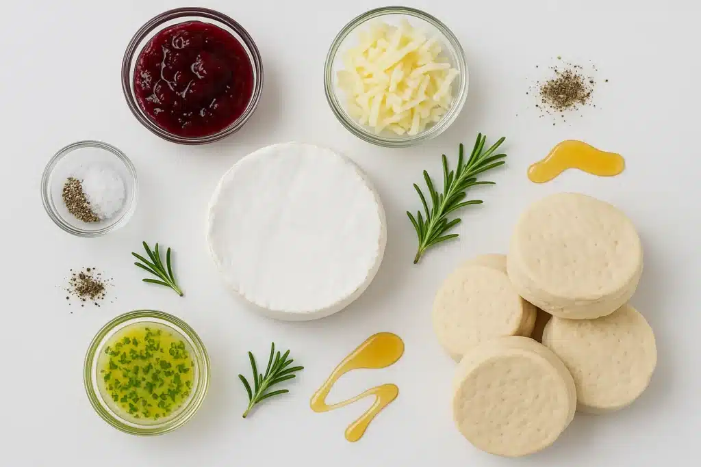 Cranberry Brie Biscuit Dip