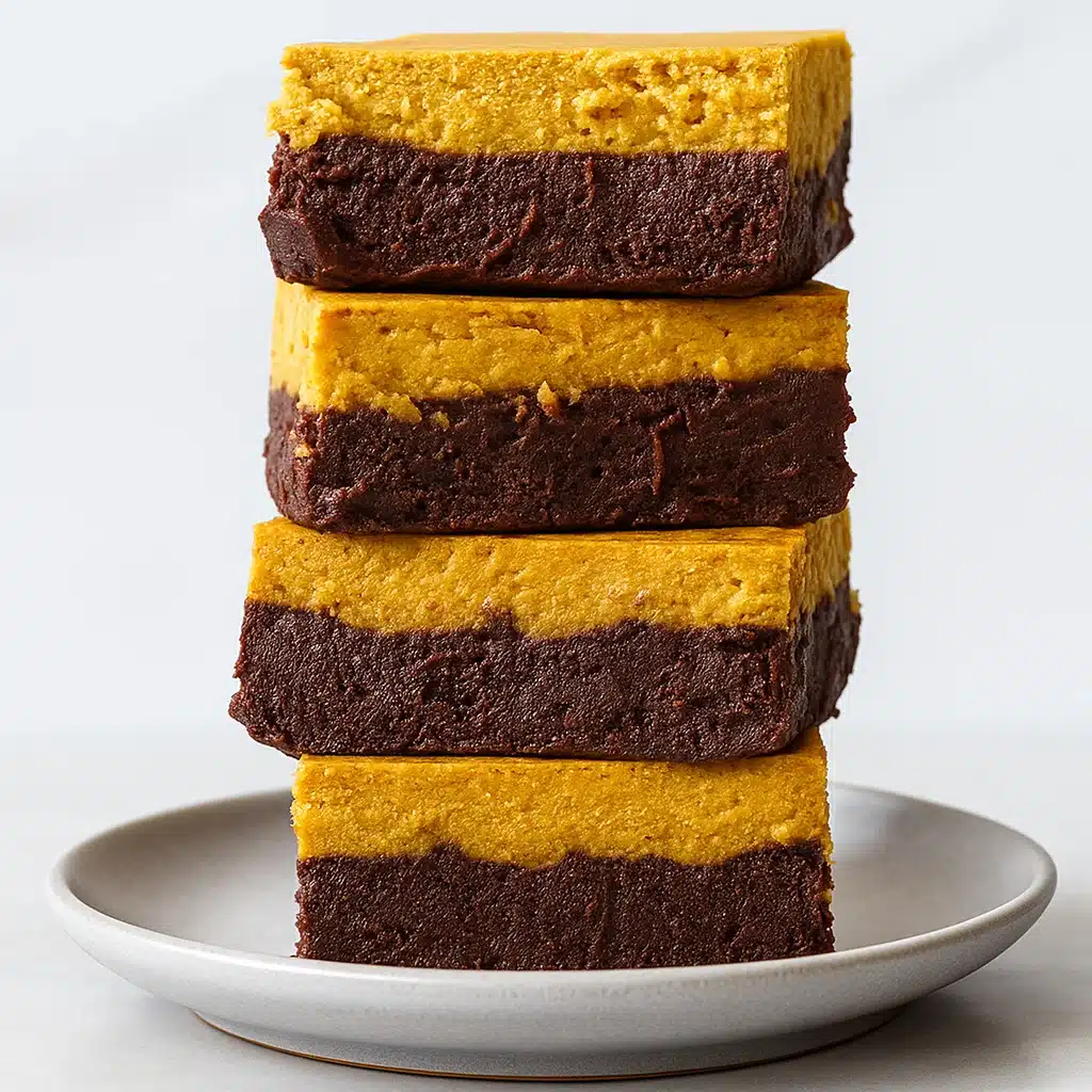 Pumpkin Cheesecake Brownies