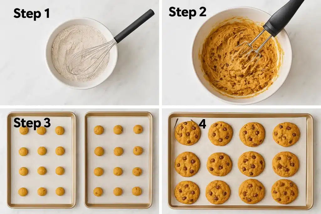 Pumpkin Chocolate Chip Cookies