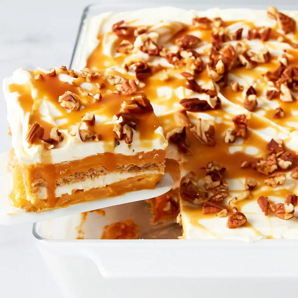 Pumpkin Cheesecake Lasagna