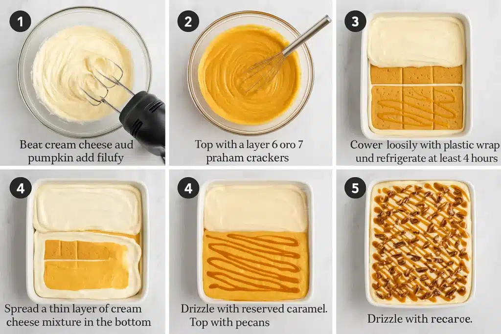 Pumpkin Cheesecake Lasagna