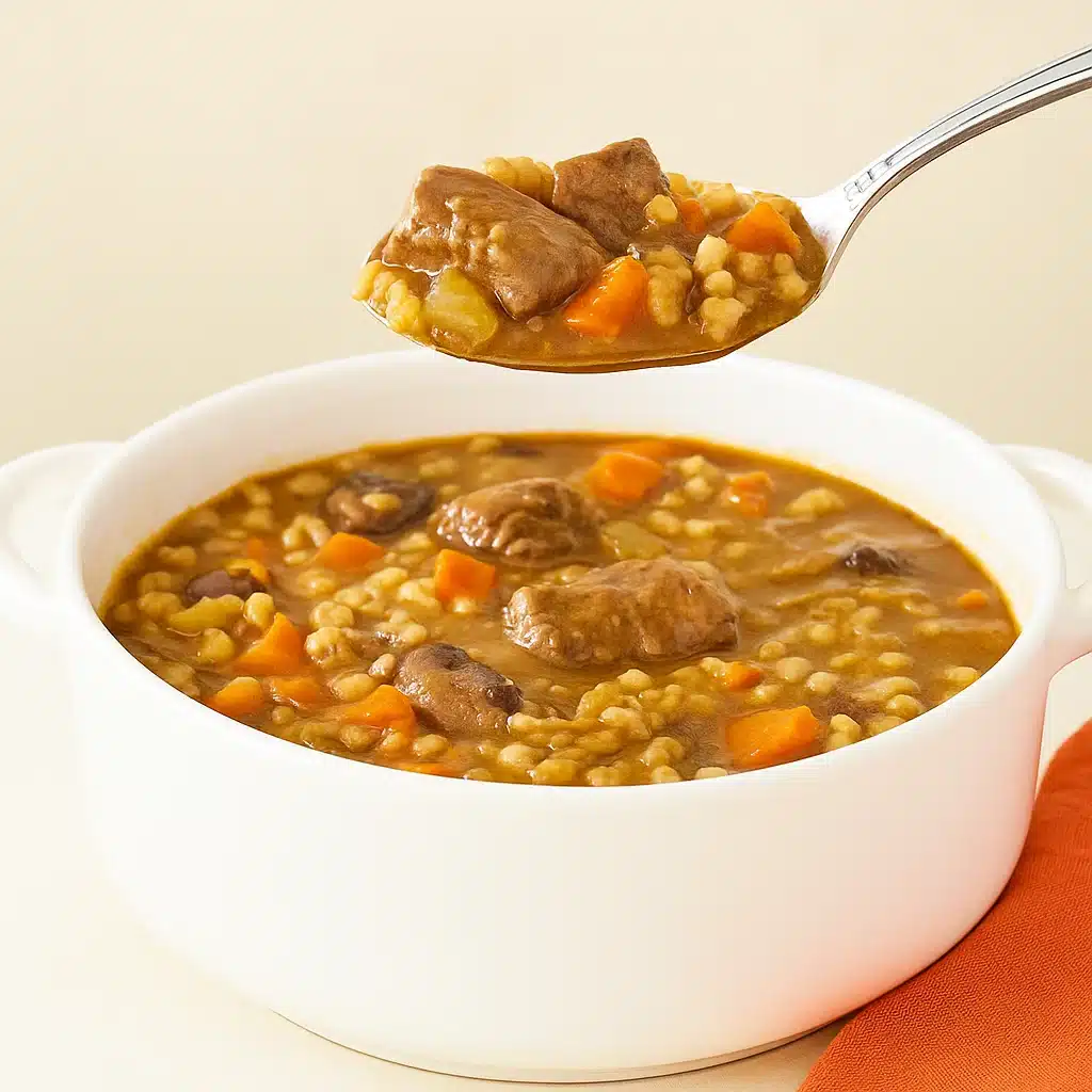 Beef & Barley Soup 4 Beef & Barley Soup