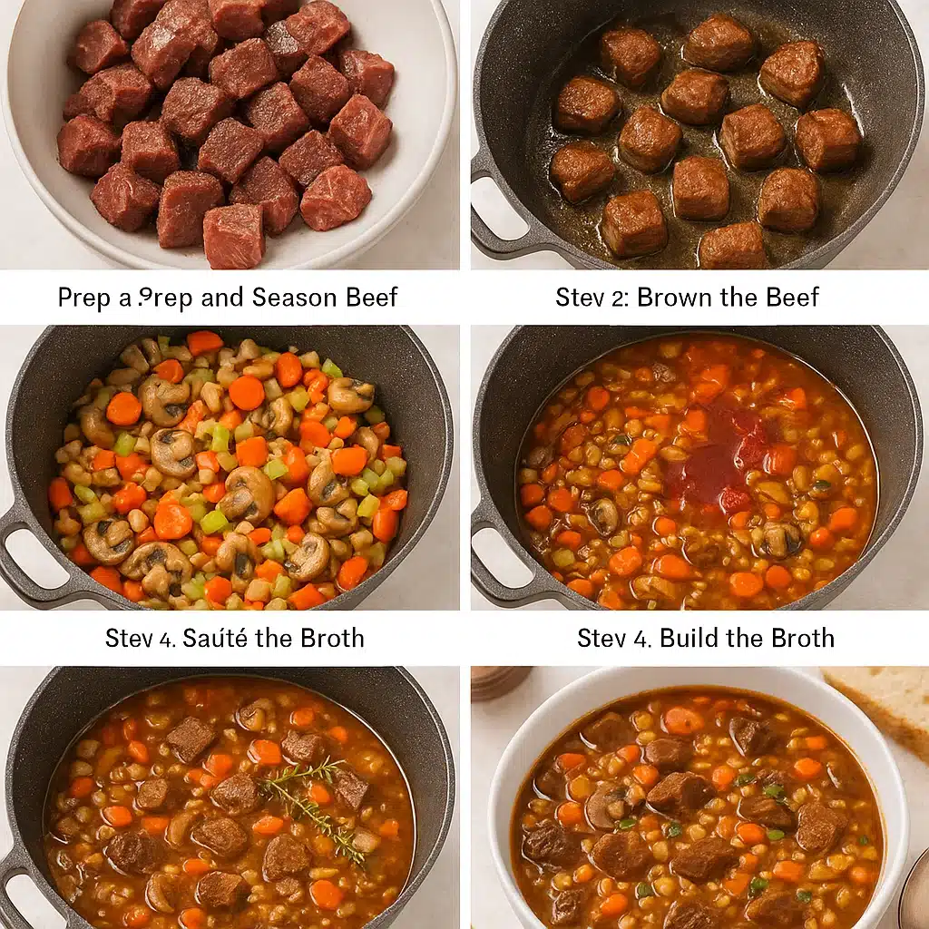 Beef & Barley Soup 3 Beef & Barley Soup