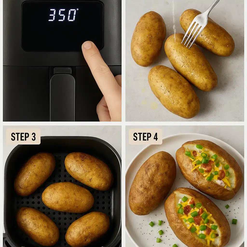 Air-Fryer Baked Potatoes