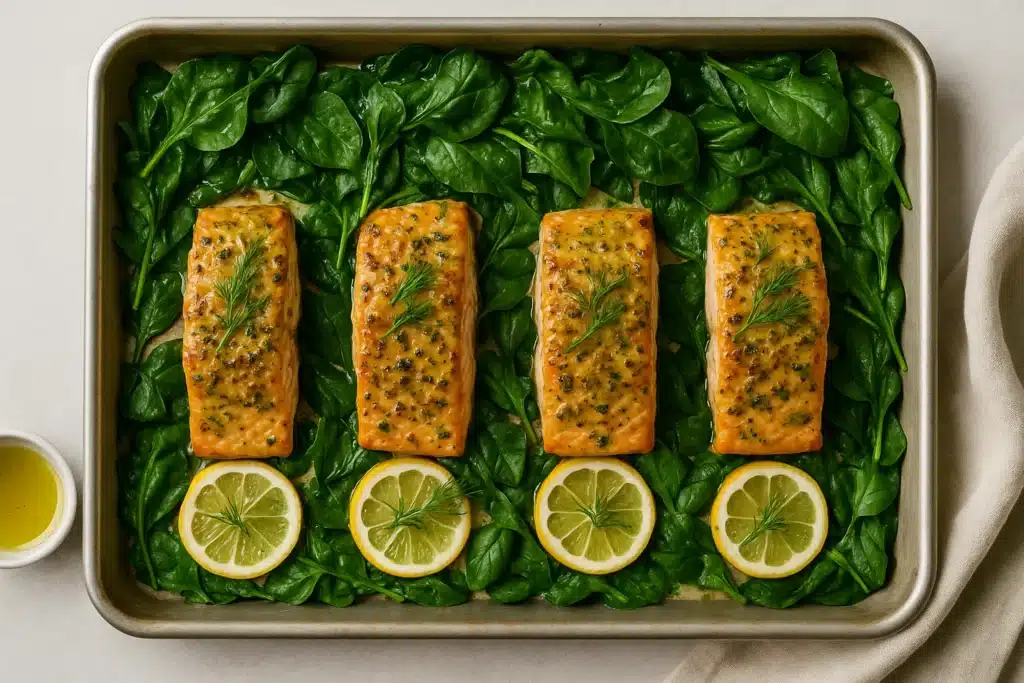 Salmon With Greens