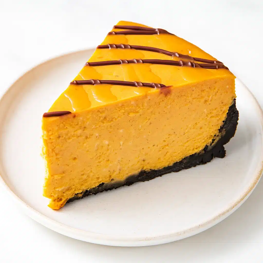 Chocolate Pumpkin Cheesecake