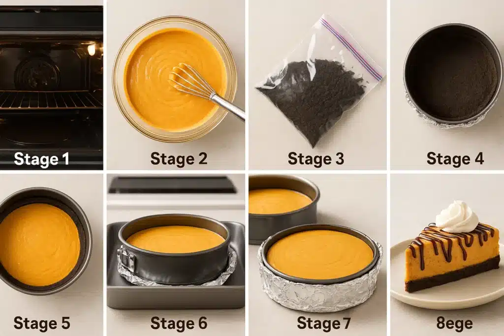 Chocolate Pumpkin Cheesecake