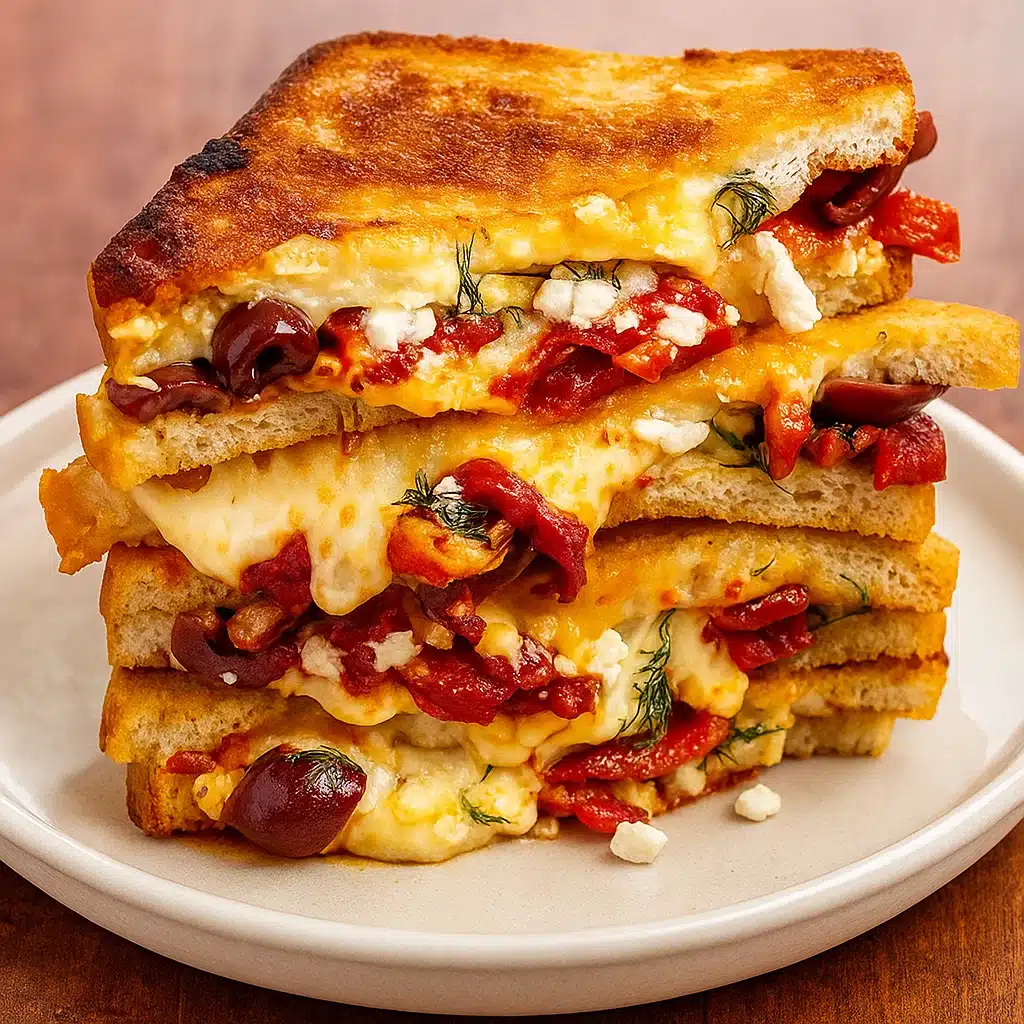 Greek Grilled Cheese