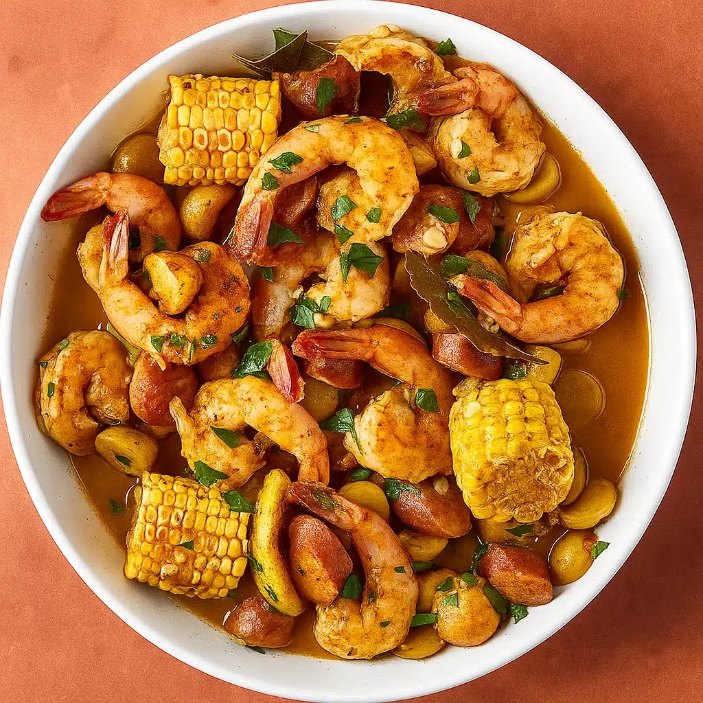 Slow Cooker Shrimp Boil