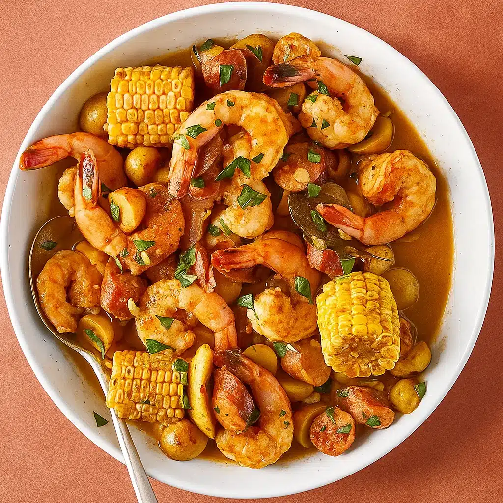 Slow Cooker Shrimp Boil