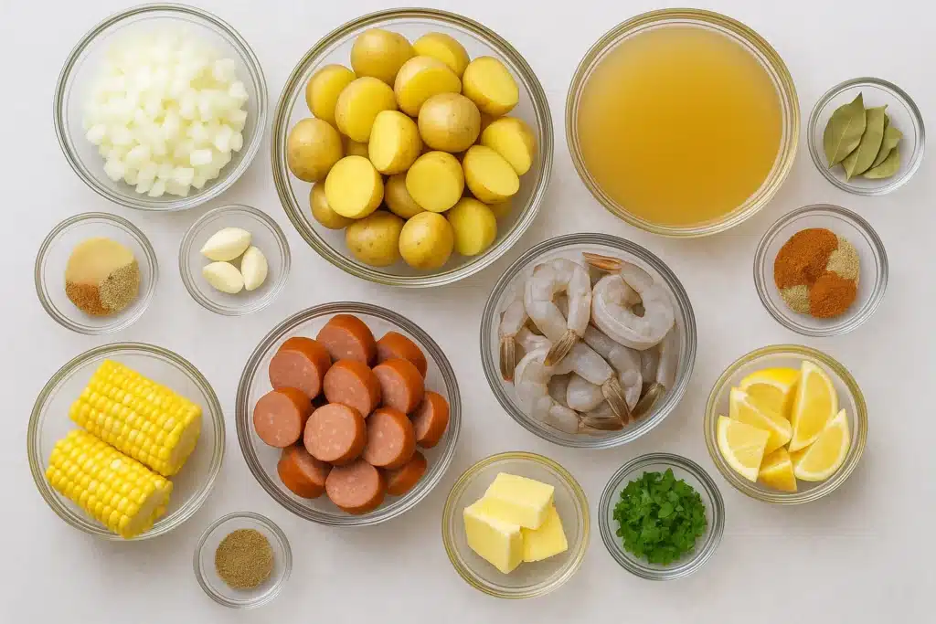 Slow Cooker Shrimp Boil