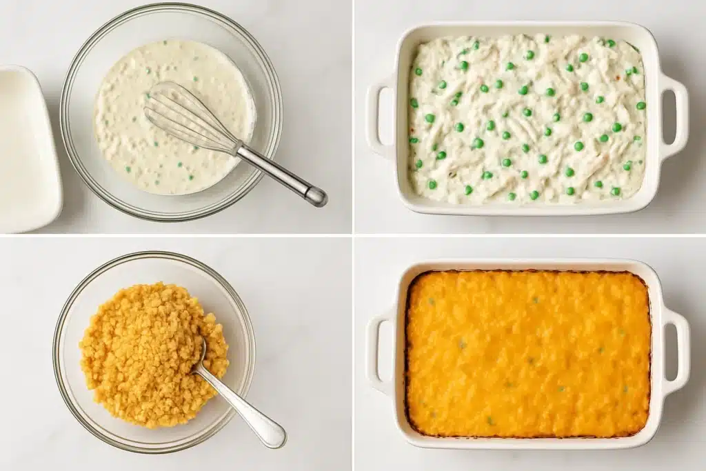 Ritz Cracker Chicken Casserole