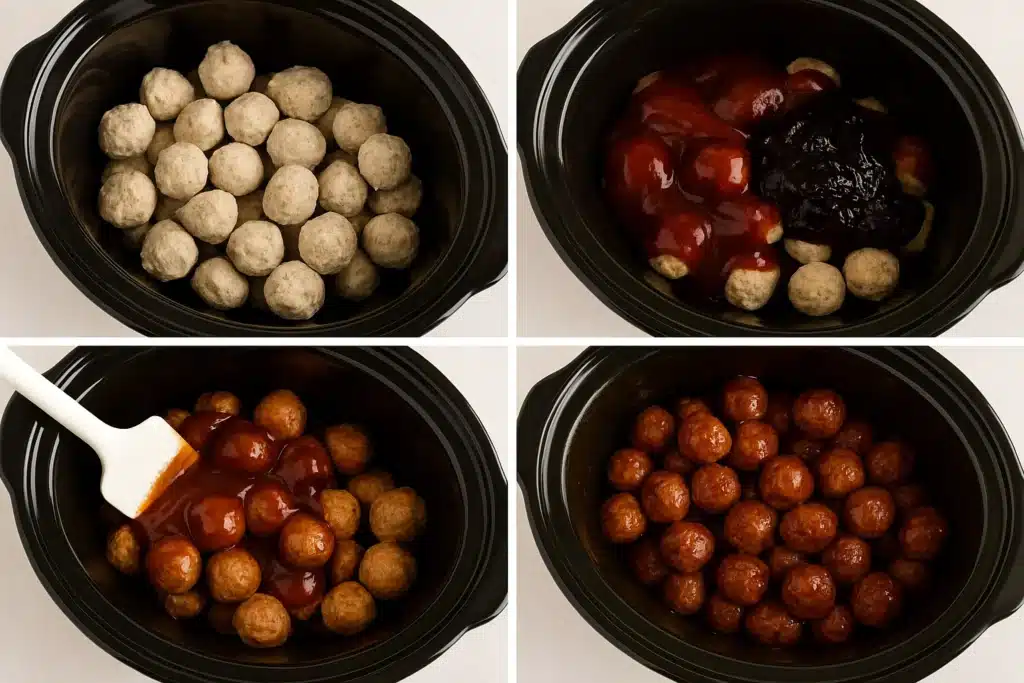 Slow-Cooker Grape Jelly Meatballs
