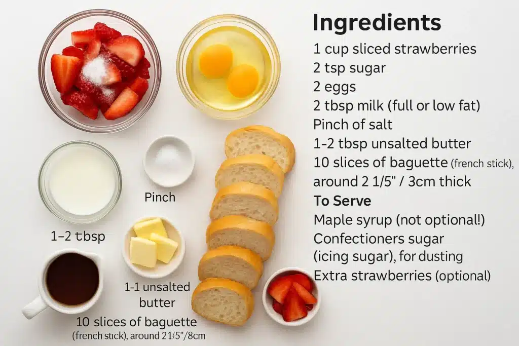 Mini Strawberry French Toast