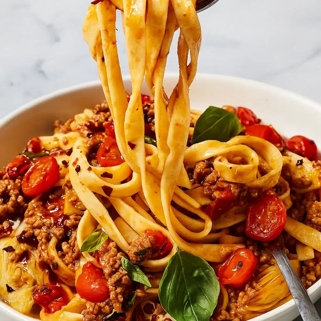 Quick Lamb Ragù With Artichokes