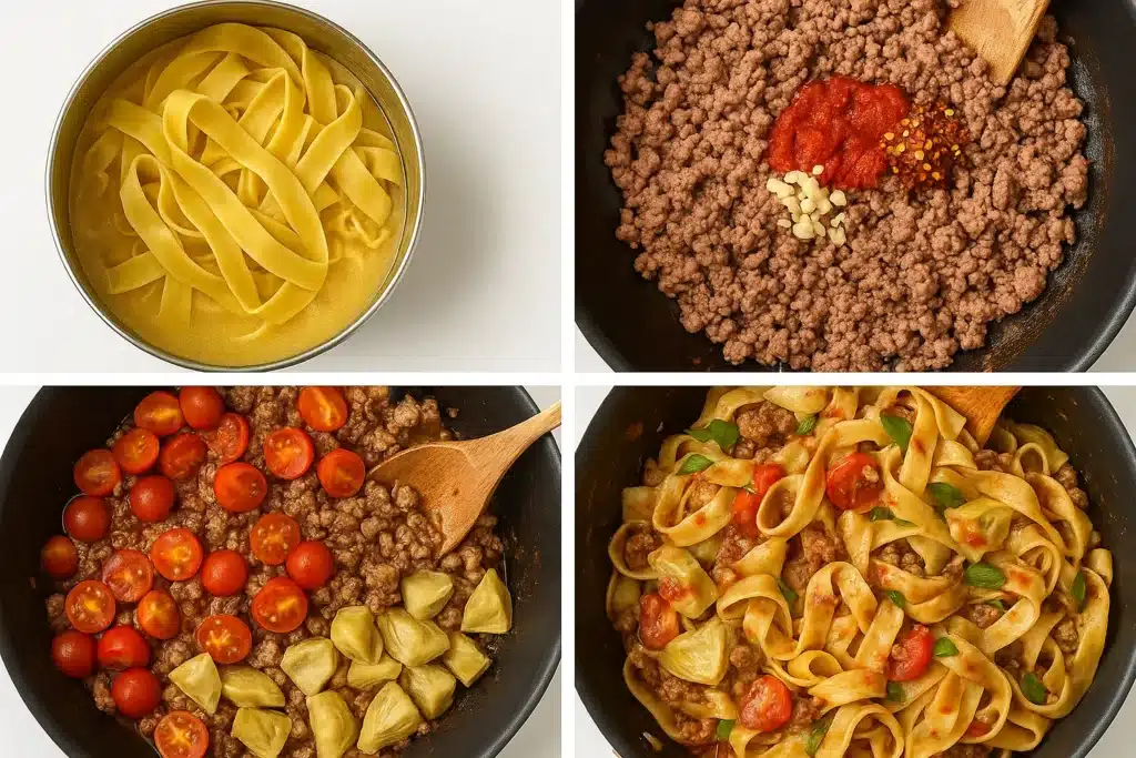 Quick Lamb Ragù With Artichokes