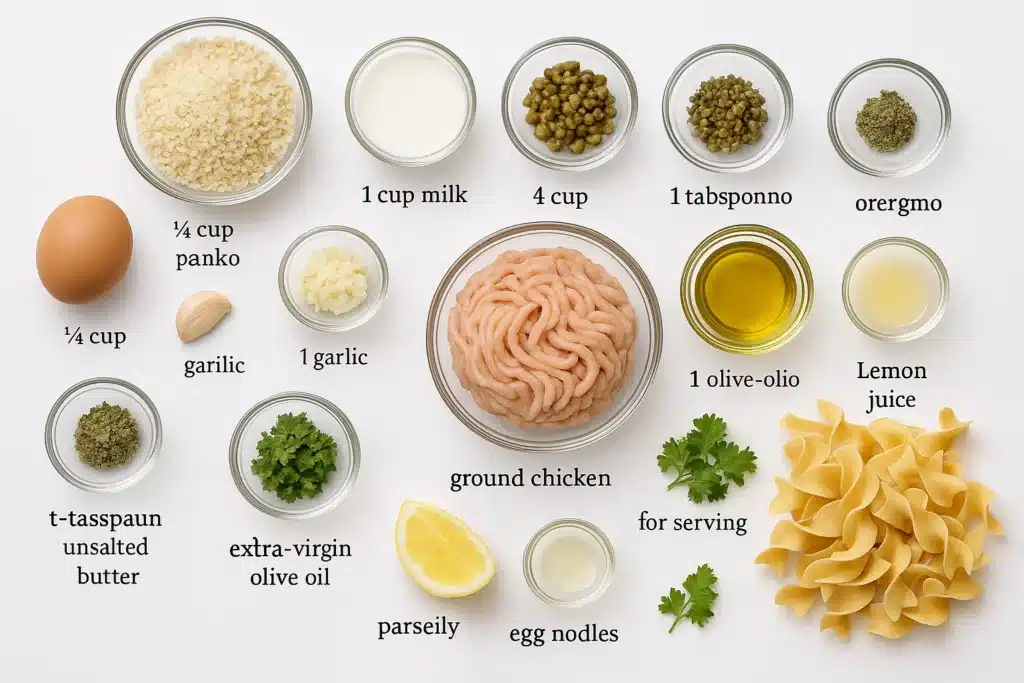 Chicken Piccata MeatballsChicken Piccata Meatballs