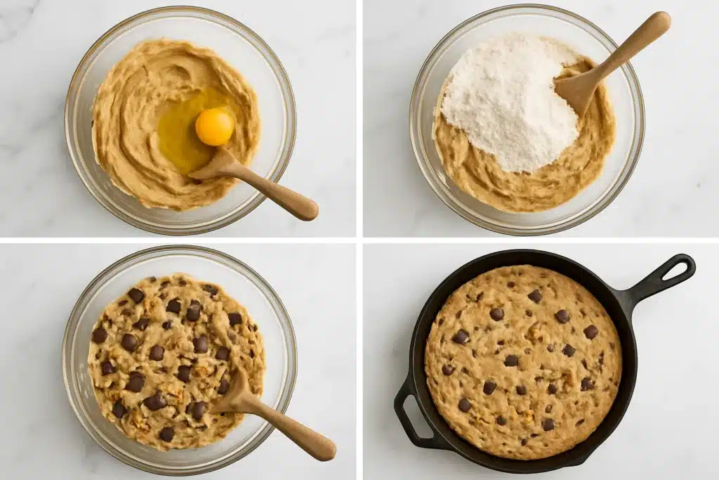 Skillet Chocolate Chip Cookie