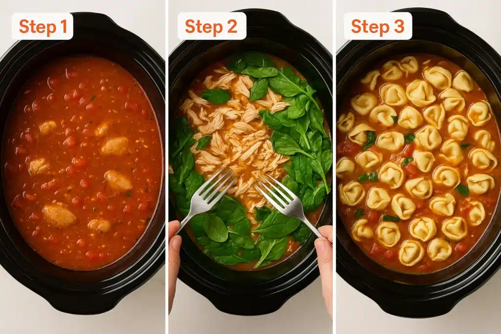 Chicken Tortellini Tomato Soup