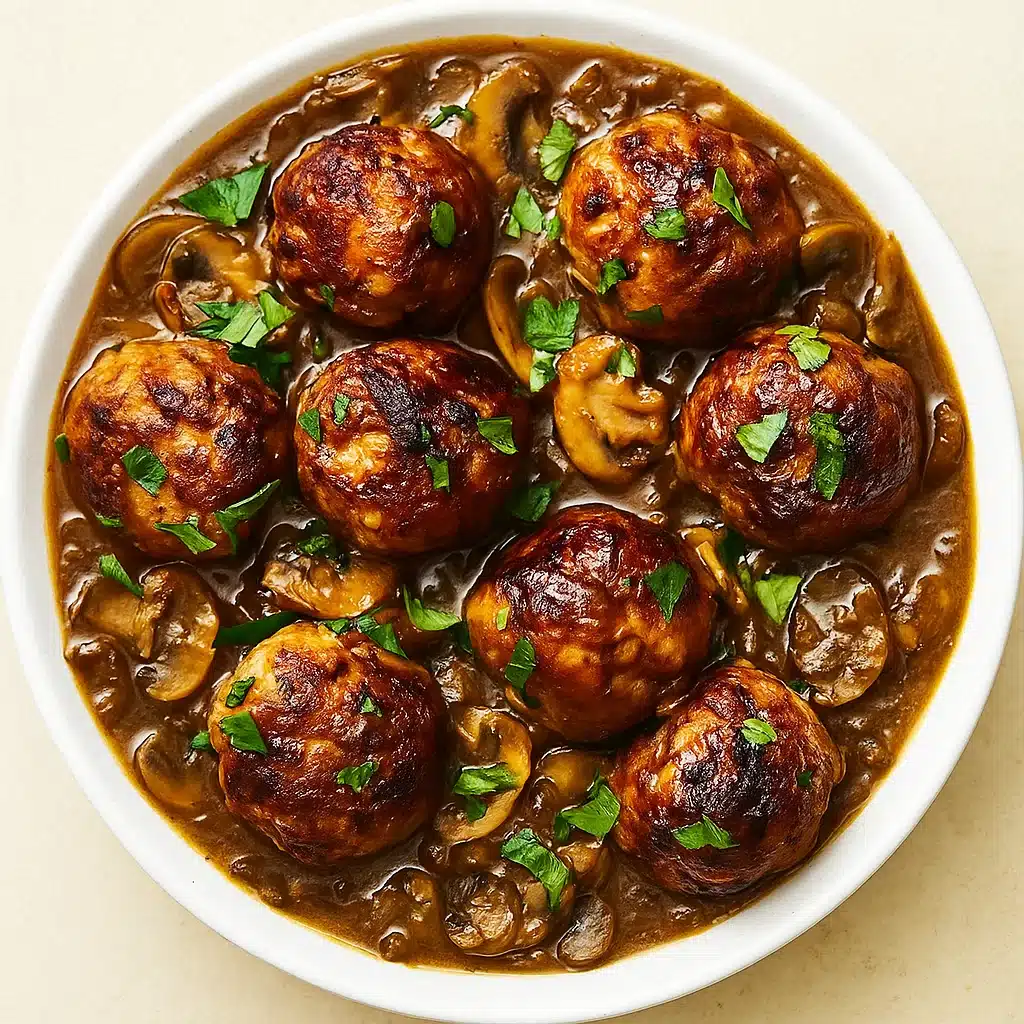 Marsala Chicken Meatballs