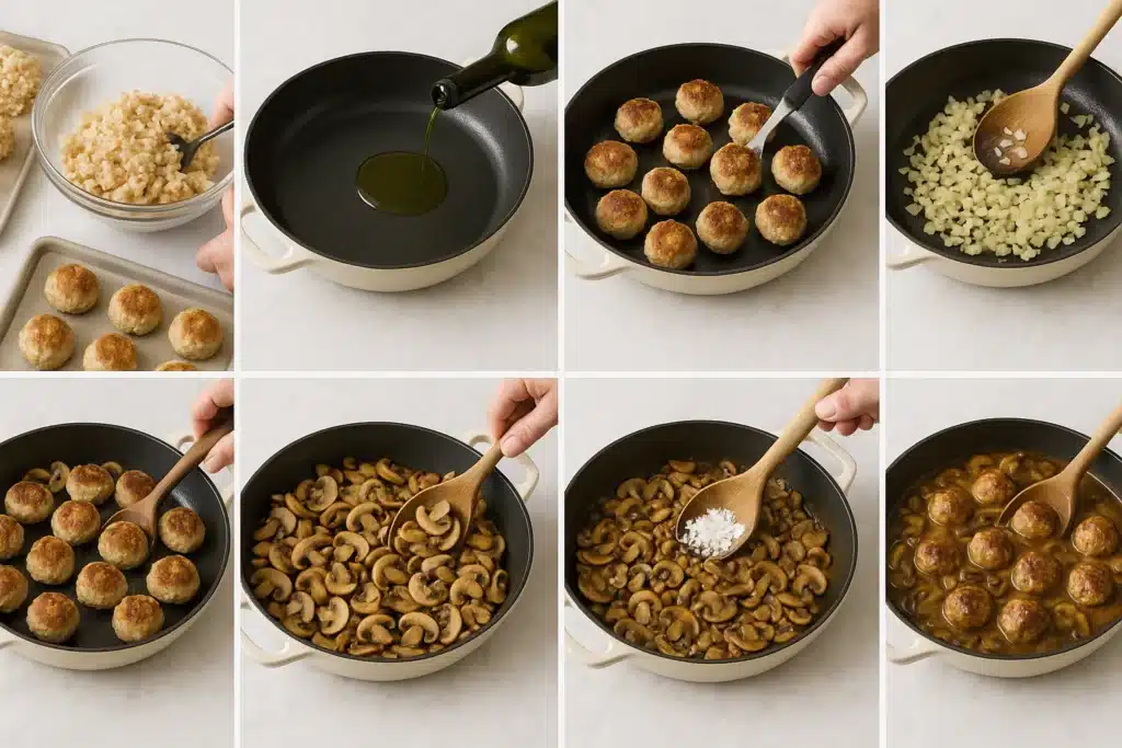 Marsala Chicken Meatballs