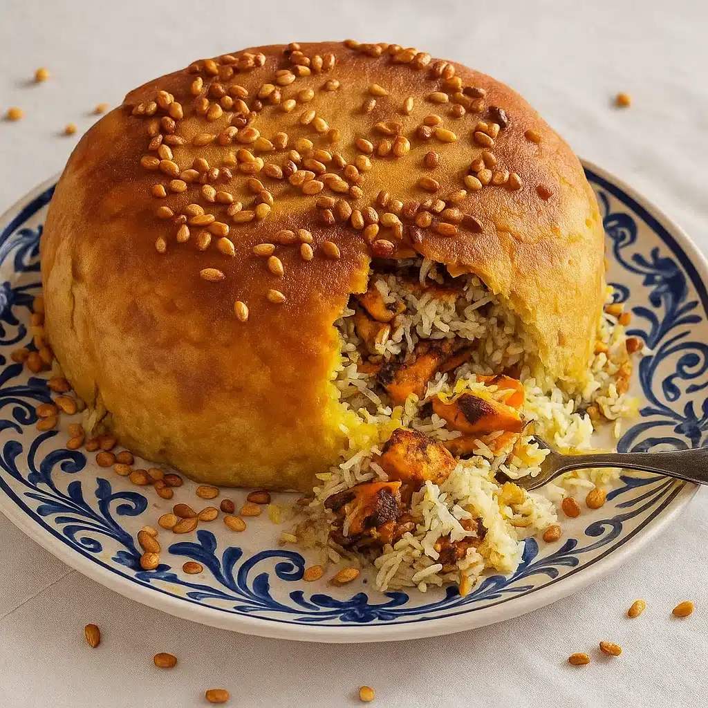 Rice and Squash Bombe