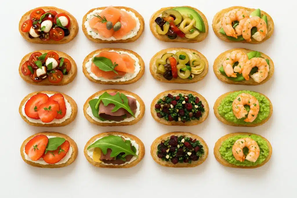 Holiday Crostini 3 Holiday Crostini