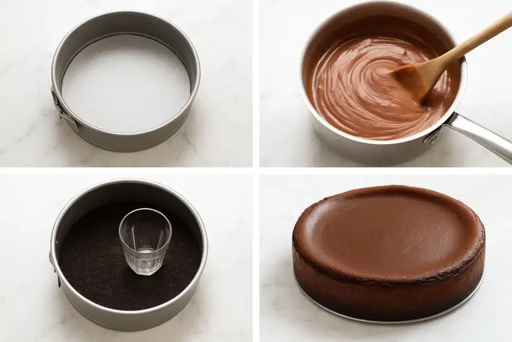 Chocolate Custard Cake 4 Chocolate Custard Cake