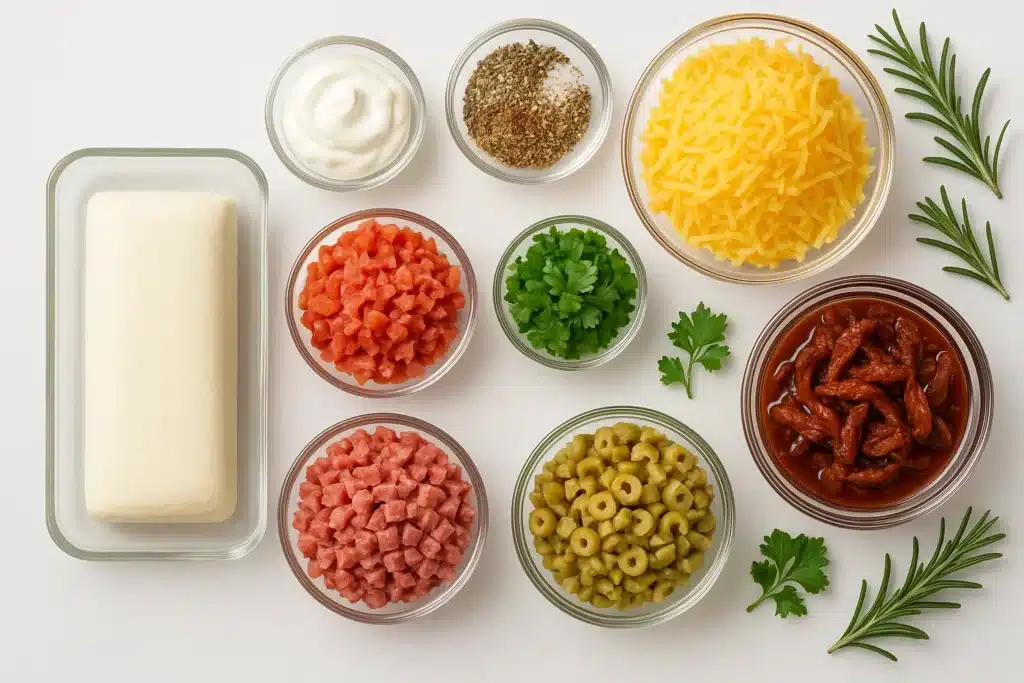 Christmas Appetiser – Italian Cheese Log 2 Christmas Appetiser