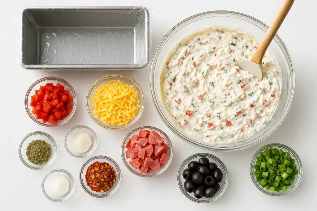 Christmas Appetiser – Italian Cheese Log 3 Christmas Appetiser