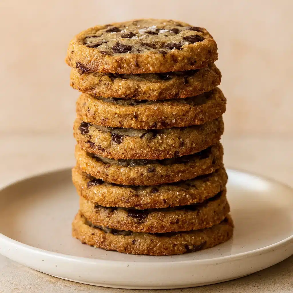 Salted Chocolate Chunk Shortbread Cookies 4 Salted Chocolate Chunk Shortbread Cookies